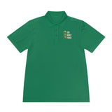 GMP 'God Money Power' Men's Sport Polo — Gold Lettering Performance Polo