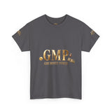 GMP "God Money Power" Tee - Gold Logo Graphic T-Shirt