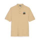 God Money Power- Embroidered 'Good Vibes' Polo Shirt – Casual Golf & Workwear