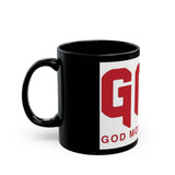 GMP Black Coffee Mug – Bold Red "Good Money Power" Logo (11oz & 15oz)