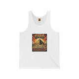 Tank Top — "God, Money, Power" Vintage Pyramid Graphic