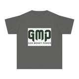 Youth Tee — "GMP (God Money Power)" Graphic Logo Kids Shirt