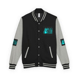 Letterman Jacket — "GOD MONEY POWER" Retro Graphic Varsity Jacket