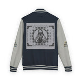 Letterman Jacket — 'God Money Power' Graphic Varsity Jacket