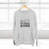 Inspirational Power Hoodie — "Put Yourself In Power" Religious Motivational Sweatshirt