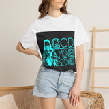 God Money Power T-Shirt — Retro Neon Faith & Hustle Graphic Tee
