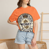 God Money Power T-Shirt — Crown Emblem Graphic Tee (God • Money • Power)