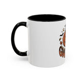 Halloween Pumpkin "GMP: God Money Power" Accent Coffee Mug — Spooky Fall Gift (11/15oz)