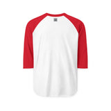 Raglan Shirt — Retro Stacked Cash Graphic (God Money Power)