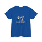GMP GOD Money Power Tee — Metallic Logo Graphic T-Shirt