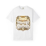 God Money Power Graphic T-Shirt — Bold Gold Faith & Hustle Tee