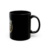 Motivational Coffee Mug — “Put God First, Hustle for the Money” Inspirational Black Mug (11oz/15oz)