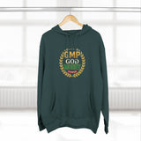 GMP God Money Power Hoodie — Retro Laurel Crest Graphic Hoodie
