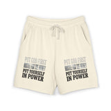 Unisex Garment-Dyed Lightweight Fleece Sweat Shorts