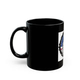 God Money Power Black Mug – Patriotic Bandana Saint Coffee Cup (11oz & 15oz)