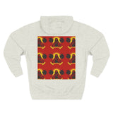 Reggae Sunset Hoodie — Palm Tree Rasta Graphic Fleece