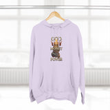 God Money Power Hoodie — Graphic Religious Statement Pullover
