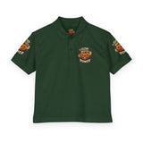 Kids' Halloween Pumpkin Polo - "God Money Power" Graphic
