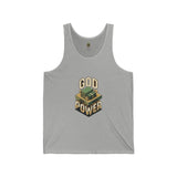 God Power Tank Top — Faith-Inspired Graphic Jersey Tank