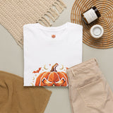 Halloween Jack-O'-Lantern Tee — GMP “God Money Power” Pumpkin Graphic Shirt