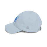 Blue Splash 'God Money Power' Classic Dad Cap