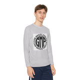 Youth Long Sleeve Tee — "GMP" Good Money Power Circular Logo