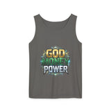 God Money Power Tank Top — Bold Faith & Hustle Graphic Tank