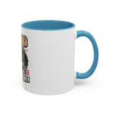 GMP ‘God Money Power’ Accent Coffee Mug - Bold Eagle Graphic 11/15oz