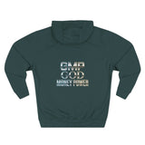 GMP GOD Hoodie — Reflective 'Money Power' Graphic Pullover