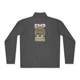 Quarter-Zip Pullover — 'GMP Money Power' Gold Crest Logo