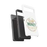 Phone Case — "God Money Power" Inspirational Religious Design