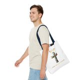 GMP 'God Money Power' Floral Cross Tote Bag