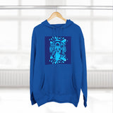 Hoodie - 'God Money Power' Graphic Fleece Pullover