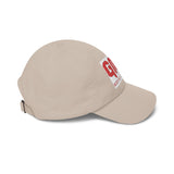 God Money Power Dad Cap – White Embroidered GMP Baseball Hat