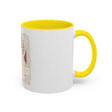 God Money Power Pyramid Accent Coffee Mug — Inspirational Wealth & Faith Ceramic Mug