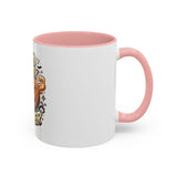 God Money Power- Pumpkin Coffee Mug — Halloween Accent Mug (11/15oz)