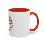 GMP 'God Money Power' Accent Coffee Mug — Red Logo 11/15oz