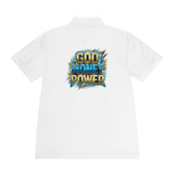 God Money Power Polo Shirt — Men's Graphic Sport Polo