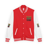Letterman Jacket - "Put God First, Hustle for the Money" Inspirational Varsity Jacket