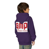 Youth Hoodie - GMP (God Money Power) Bold Red Graphic