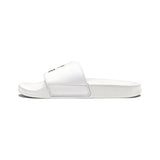 Slide Sandals — "God Money Power" Printed Removable‑Strap Pool Slides for Men