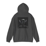 Angel Of Death Hoodie — Gothic Black & White Graphic Sweatshirt