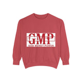 GMP 'God Money Power' Crewneck Sweatshirt — Vintage Red Logo