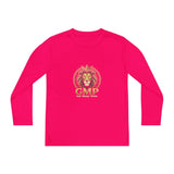 Youth Long Sleeve Tee — Gold Lion 'GMP' Athletic Team Shirt