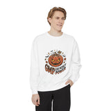 Pumpkin Jack-O'-Lantern Sweatshirt — "GMP God Money Power" Vintage Halloween Crewneck