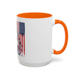 God, Money, Power Coffee Mug — Patriotic Street Art Accent Mug (11/15oz)