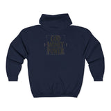 Jesus with Bandana Zip Hoodie – Streetwear Religious Graphic Full-Zip