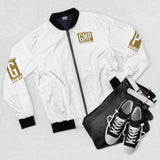 Bomber Jacket — GMP "God Money Power" Gold Logo Streetwear