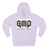 GMP “God Money Power” Hoodie — Bold Religious Streetwear Pullover