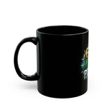 God Money Power Coffee Mug — Inspirational Black Ceramic Mug